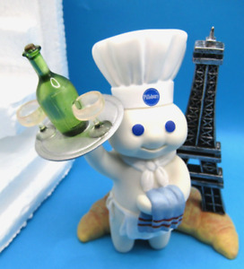 RARE NIB Pillsbury Doughboy International FRANCE Figurine Danbury Mint FREESHIP!