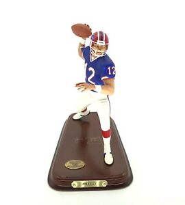 JIM KELLY BUFFALO BILLS DANBURY MINT FOOTBALL LIFELIKE SCULPTURE FIGURINE COA