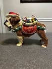 DANBURY MINT “Christmas Bulldog” Statue