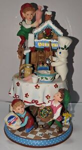 Pillsbury Doughboy Danbury Mint "Christmas Crew" 2002 RARE!! With COA Exc Cond.