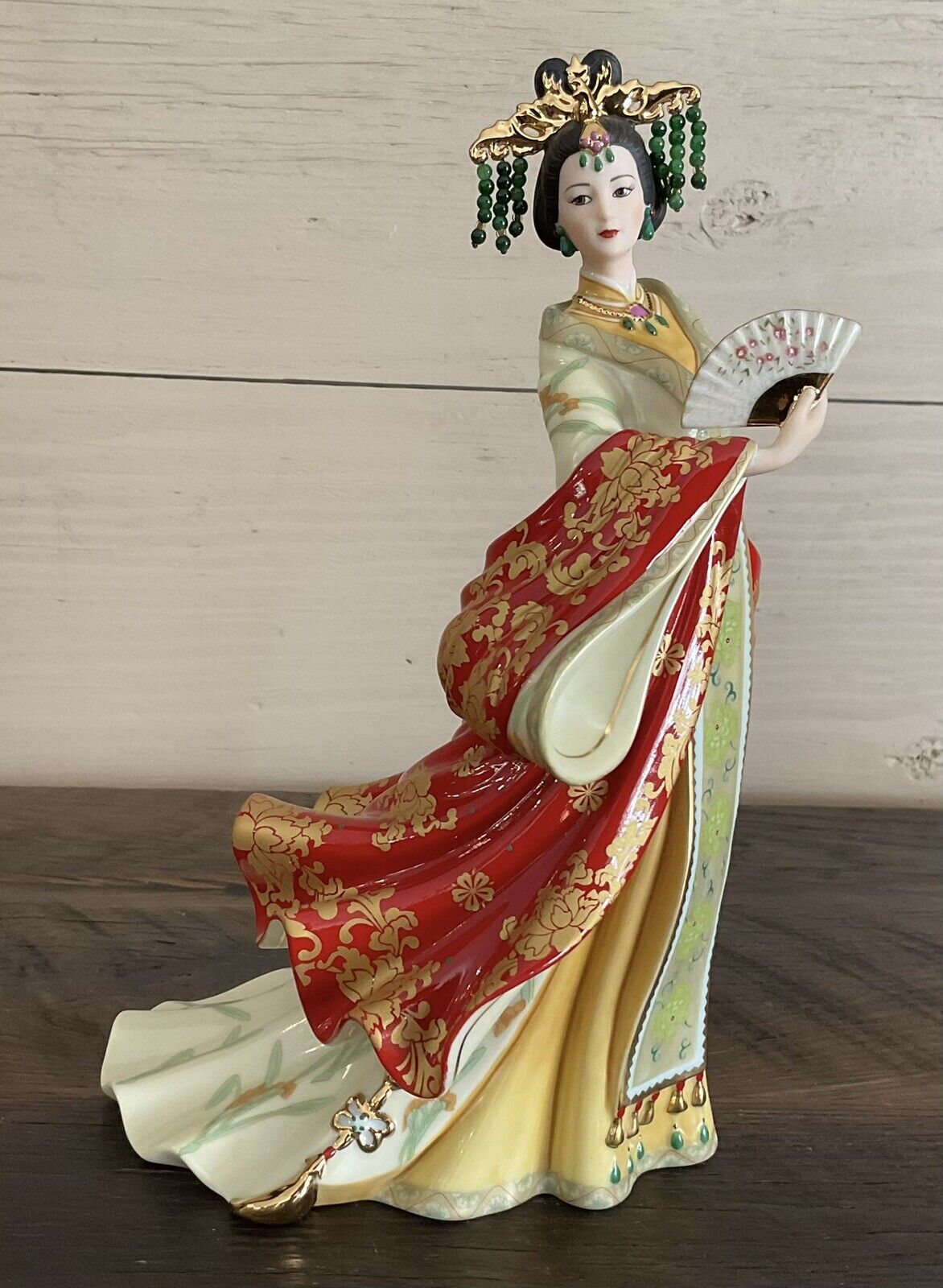 Danbury Mint LENA LIU FIGURINE Jade Empress