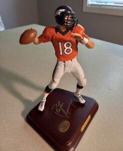Danbury Mint football figurine. Peyton Manning  Denver Broncos