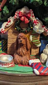 Cocker Spaniel Danbury Mint Christmas Tree LED Dog Cockers Illuminated RARE