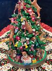 Danbury Mint 14” Boxer Dog Christmas Tree Working Lights & Star Sculpture Decor