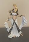 Danbury Mint Queens of Egypt Cleopatra Figurine Porcelain Gold