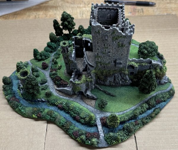 Danbury Mint Blarney Castle County Cork Ireland Rare Collectible Vintage Box COA