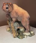 VINTAGE Danbury Mint Heavyweight Champ by Nick Bibby Grizzly Bear Statue RARE