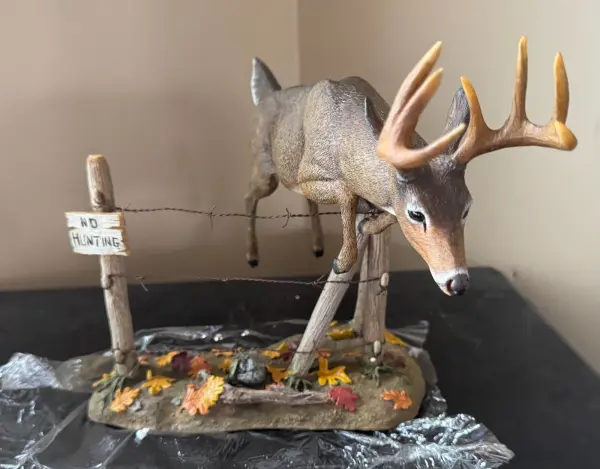 Danbury Mint - Out of Bounds by Curtis Christenson - Includes COA