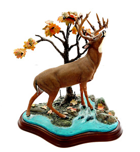 Danbury Mint AUTUMN RITUAL Buck Sculpture by Craig Phillips deer figurine
