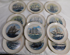 Set of 12 Danbury Mint Tall Ships Collectors Plates, Fine China