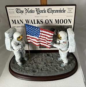 One Small Step - Danbury Mint - 1st Men On Moon. Excellent Condition