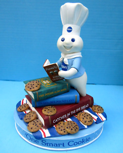 Danbury Mint Pillsbury Doughboy Ltd Edition #1586 ONE SMART COOKIE Figurine FS!