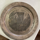 Danbury Mint Sterling Silver Plate 240 grams, Declaration Of Independence 1776,