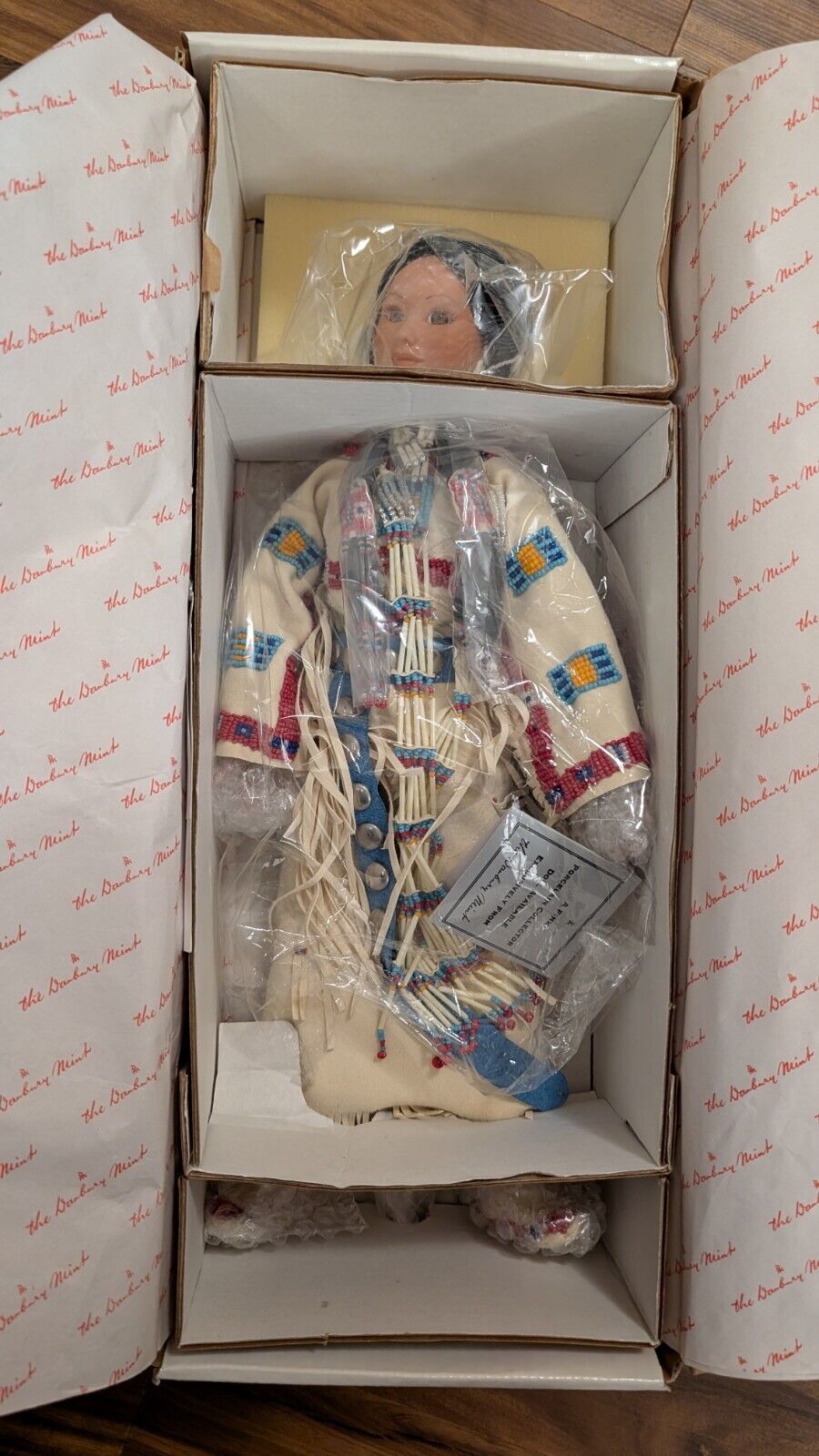 Mint Seven Elk Danbury Collection by Judy Belle -  Native American Indian 17”