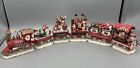Rare Tampa Bay Buccaneers Football Danbury Mint Christmas Express Train Set of 6