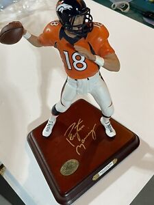 Peyton Manning Danbury Mint 12” Figurine.  New , Never Removed From Box