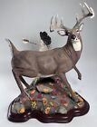 Danbury Mint Jumping The Bow Curtis Christensen Whitetail Deer Hunting Sculpture