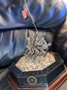 DANBURY MINT Marine Corp War Memorial ~ Iwo Jima ~ Washington DC Landmark