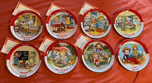 THE CAMPBELL KIDS Soup Plate Set of 8 All Numbered E3114 COAs Danbury Mint *835