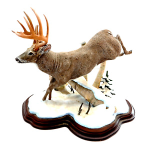 Danbury Mint BUCK OF A LIFETIME Sculpture by Nick Bibby deer figurine