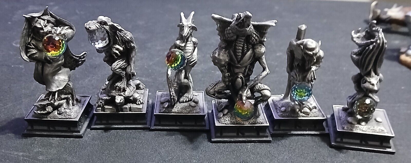 Danbury Mint Army Of Darkness Chew Pieces And Display Case 6 Of Them
