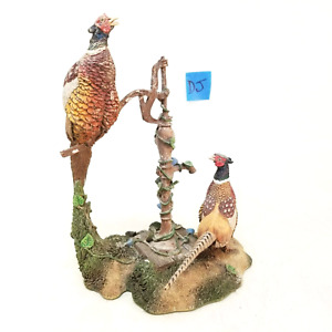 RARE! Danbury Mint Summer Call Birds Pheasants by Nick Bibby with Base Mating