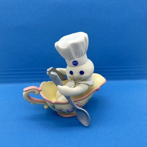 Pillsbury Doughboy Collector Figurine "The Gravy Boat" Danbury Mint w/Box