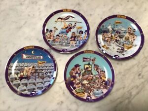 DANBURY MINT ULTIMATE VIKINGS FAN COLLECTOR PLATE SET (8)  by Gary Patterson