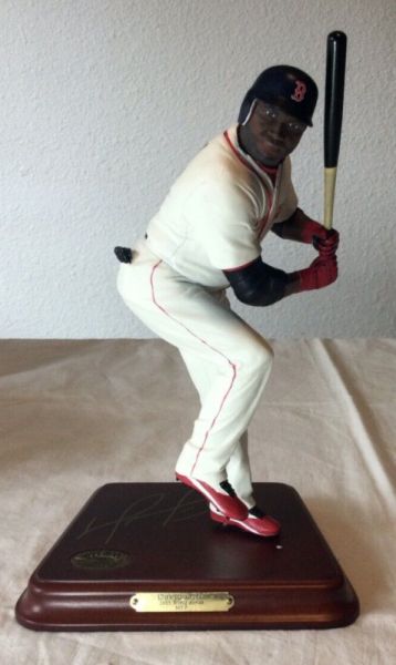 Danbury Mint Big Poppy Baseball Boston Red Sox David Ortiz Statue - Autographed