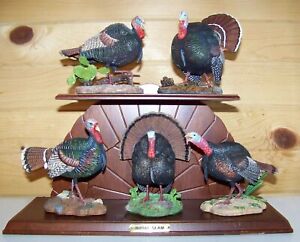 Danbury Mint " ROYAL SLAM " by Jeff Rechin.  Turkey Collection Figurines