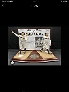 BABE RUTH CALLED HOMERUN SHOT DANBURY MINT FIGURINE STATUE NIB YANKEES 1932 WS