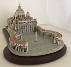 Vintage Danbury Mint St Peter's Basilica Vatican City  Model Original owner