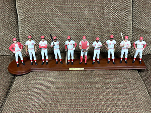 Danbury Mint 1975 Cincinnati Reds Big Red Machine Team Figurines Great Condition