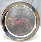 Danbury Mint 24K on Sterling Silver Molly Pitcher Heroin 2 Plates 229/230g
