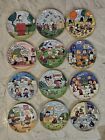Set Of 12 Danbury Mint Limited Edition Peanuts Magical Moments Collector Plates