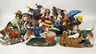 Lot Of  12 Danbury Mint Perpetual Calendar Beagle Dog Monthly Figurines Complete