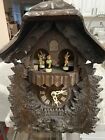 Vintage M.I. Hummel & Danbury Mint Bavarian Cuckoo Clock Black Forest w/Dancers