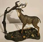 MIB Danbury Mint “LEAVING HIS MARK” by Curtis Christensen Whitetale Buck Deer