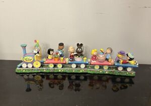 ? RARE Danbury Mint Peanuts Gang "Easter Beagle Eggs-Press" Train Snoopy RARE