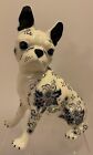 VINTAGE DANBURY MINT ELEGANT COMPANION COLLECTION BLUE DELFT BOSTON TERRIER RARE