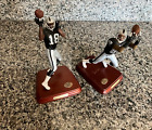 DANBURY MINT RAIDERS FIGURES, RANDY MOSS AND JERRY RICE