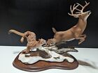 Danbury Mint Nick Bibby Sculpture “Hot Pursuit” Stunning Hunters Vintage Retro