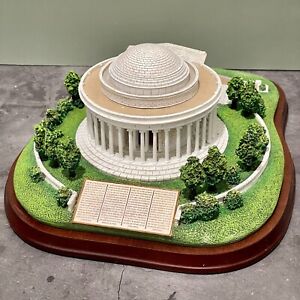 Vintage 1993 The Jefferson Memorial Landmark Sculpture By Danbury Mint, NIB