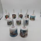 Lot Of 10 Danbury Mint American Bicentennial Bells Made In West Germany