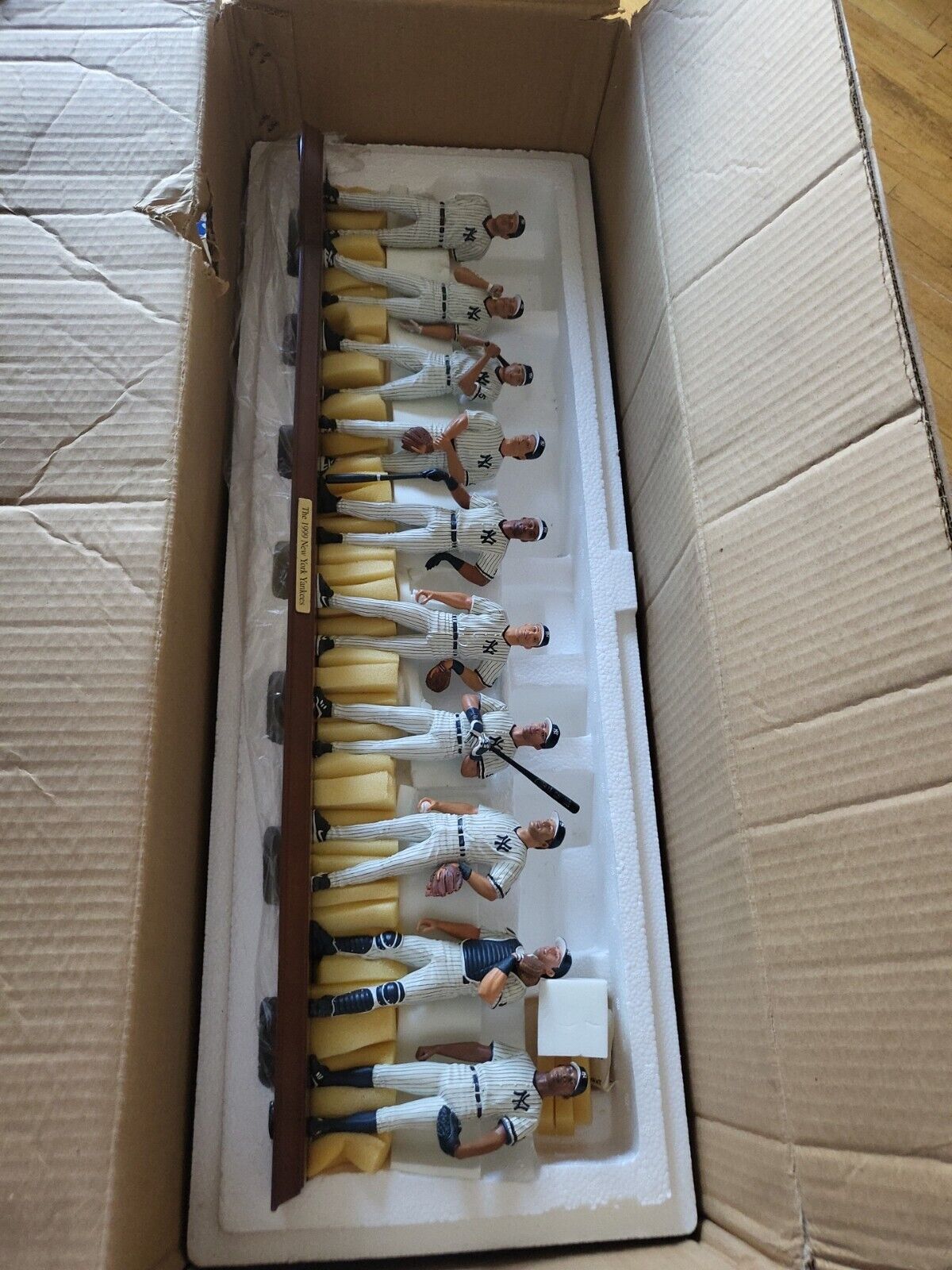 1999 New York Yankees Danbury Mint Figurine Set