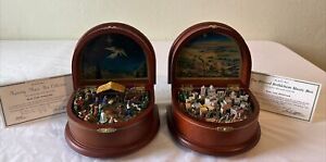 Vintage "Blessed Bethlehem" 3D Music Box By The Danbury Mint ~ Jesus' Birthplace