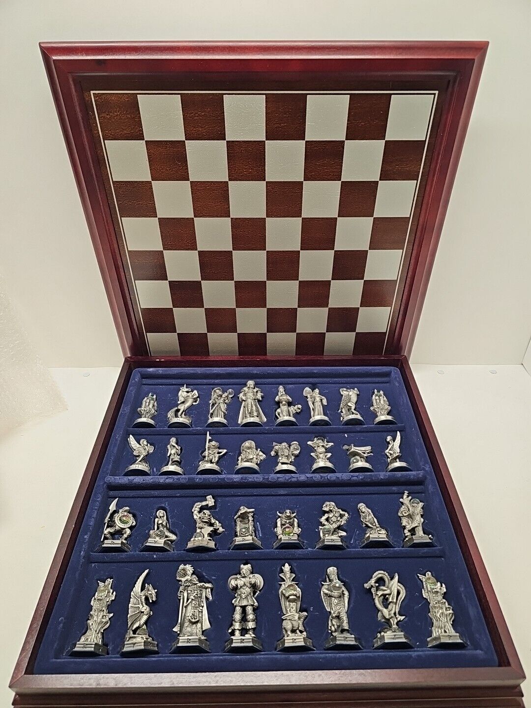 Danbury Mint Fantasy of the Crystal Chess Set