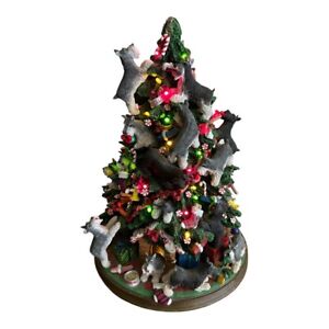 Danbury Mint Miniature Schnauzer Christmas Tree