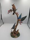Danbury mint Autumn Symphony Vintage 16" Bird figurines on Branch Bob Guge