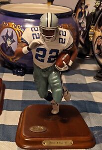 Danbury Mint Emmitt Smith Statue Dallas Cowboys NFL Figurine  Retired (1993)